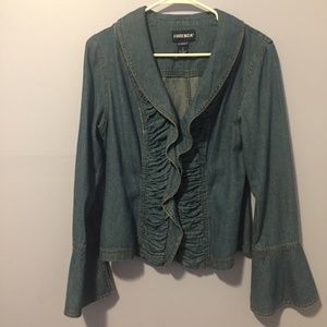 Unique jean-style jacket